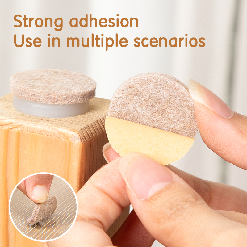 deli 30484 protection pad, φ2.8cm*4mm, Light Brown - Image 4