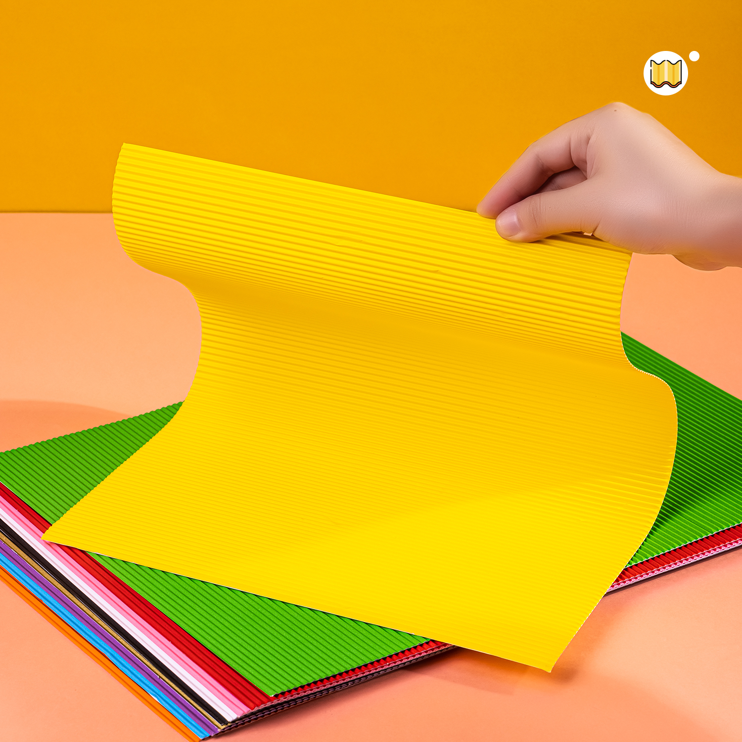 deli 83613 Corrugated paper, A4, 10 sheets - Image 4