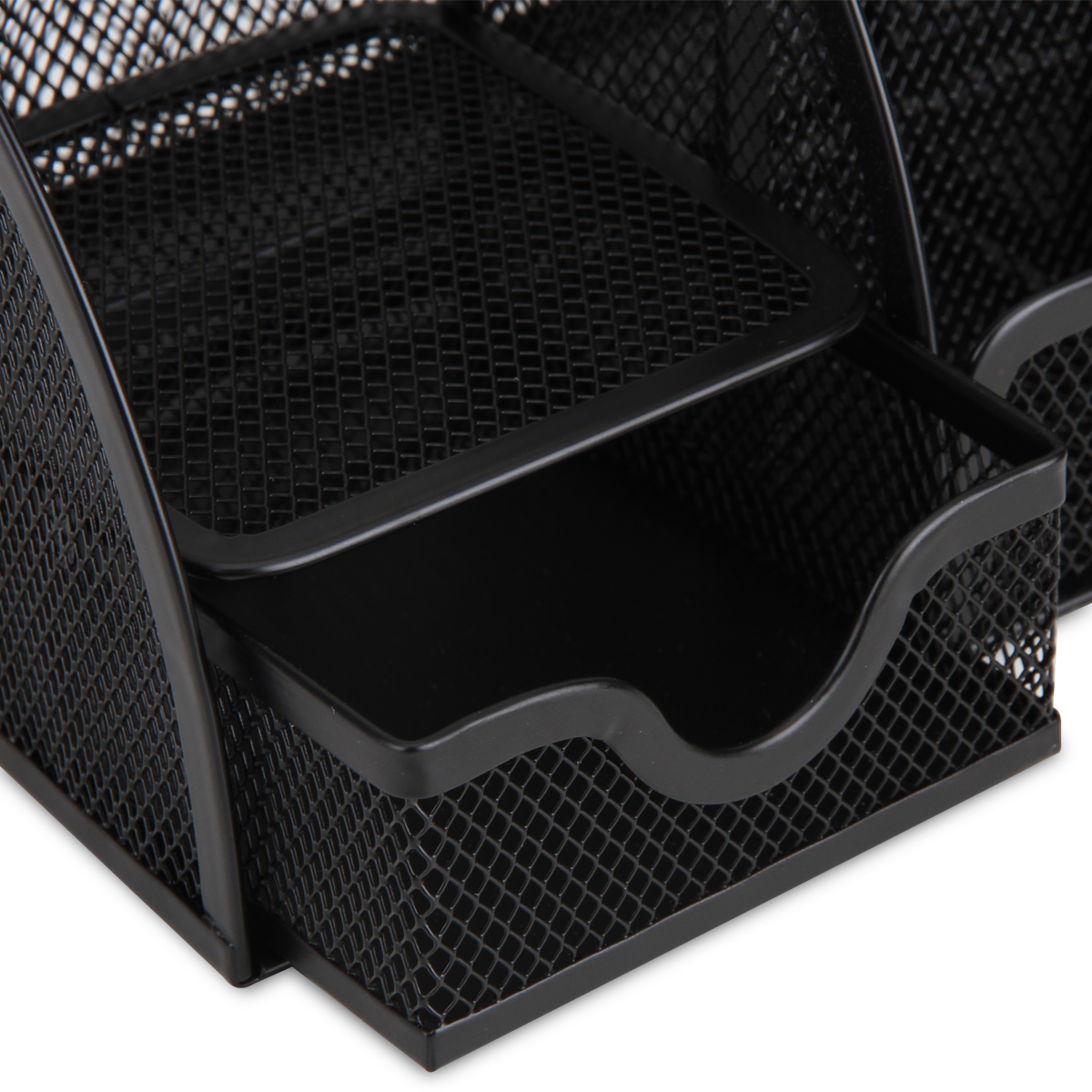 deli 9200 Desk Organizer, 220×140×130mm, Black - Image 4