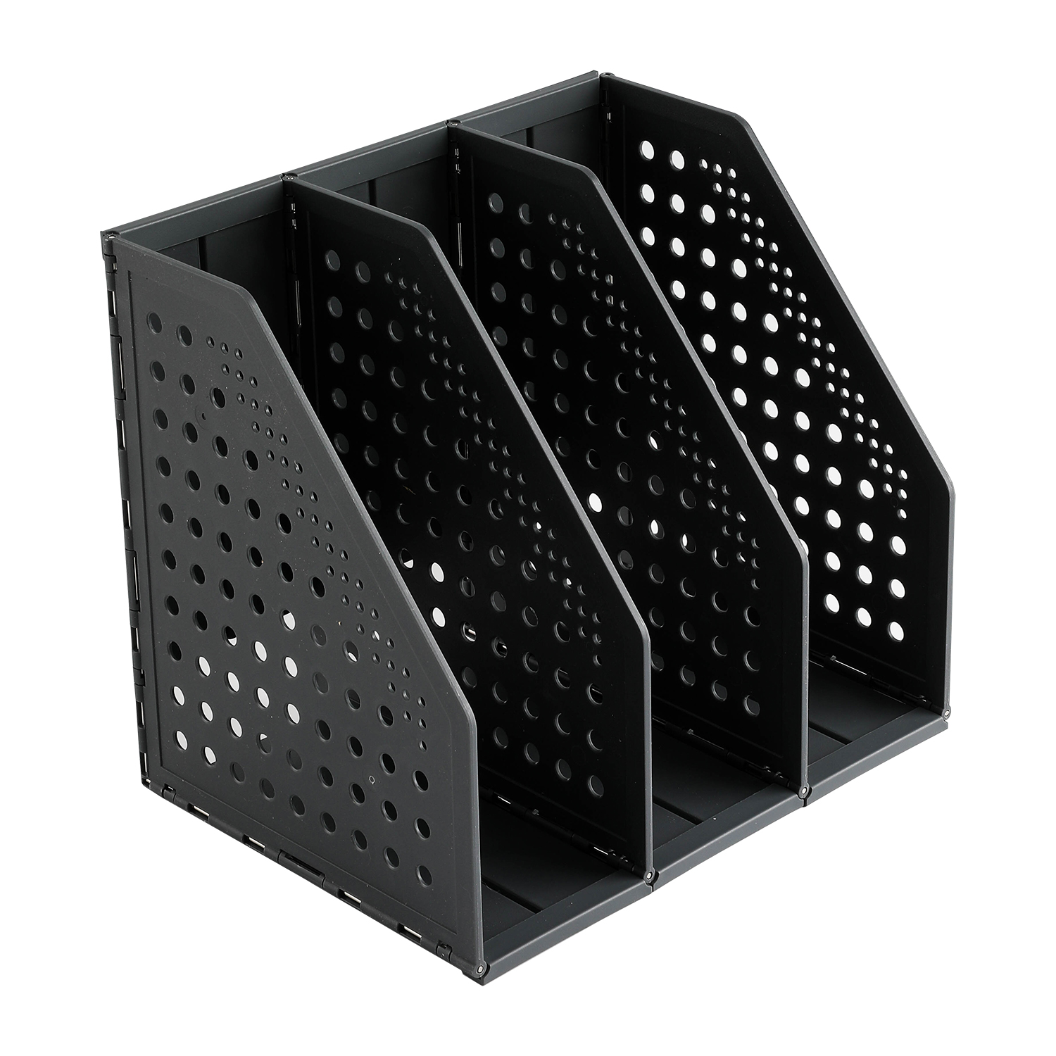deli E79003 Magazine Holder, 200*150*180MM, Light Grey - Image 4