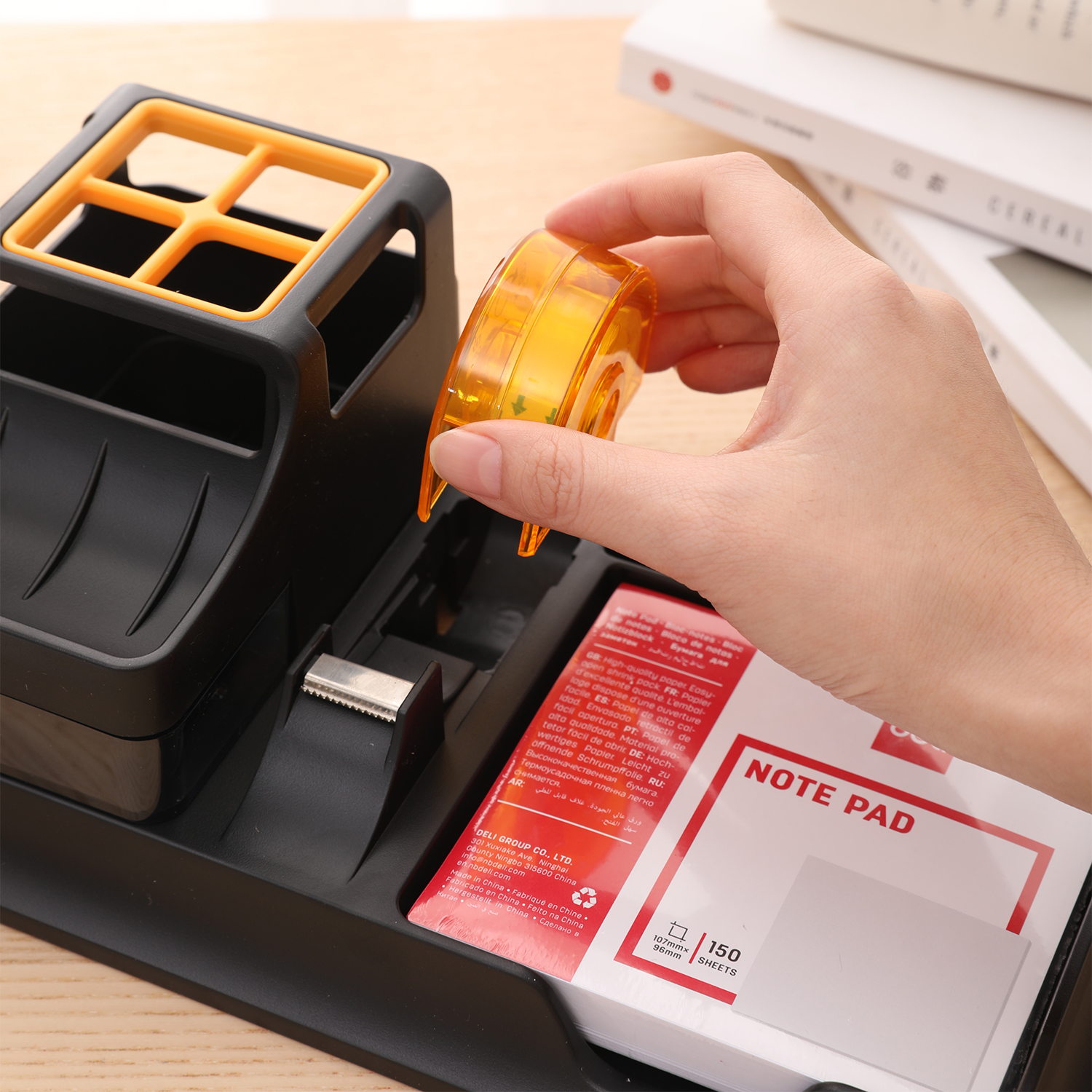 deli E9110 Desk Organizer, 209×103×150mm, Assorted Colors - Image 4