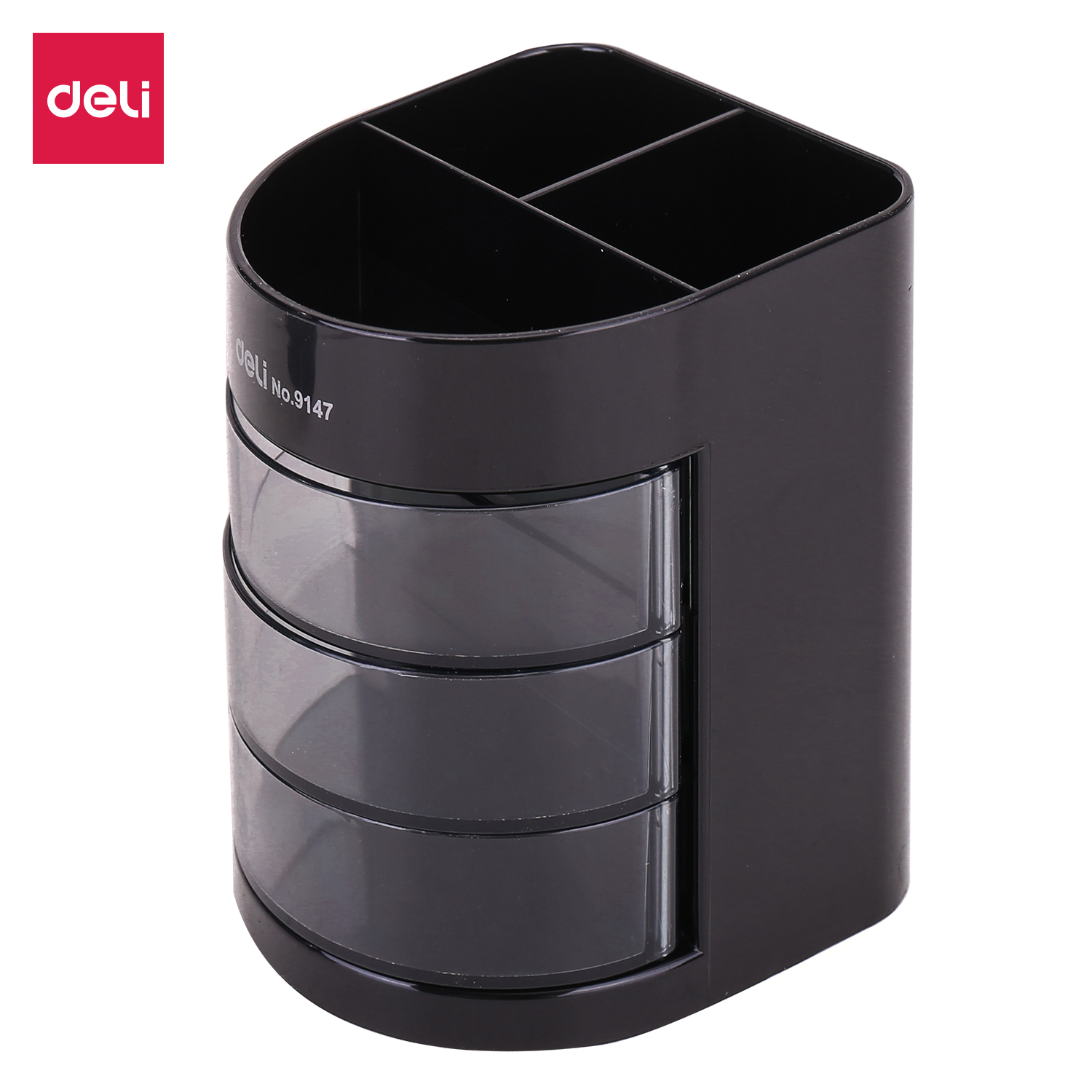 deli E9147 Pen Holder, 86×86×103mm, Assorted Colors - Image 4