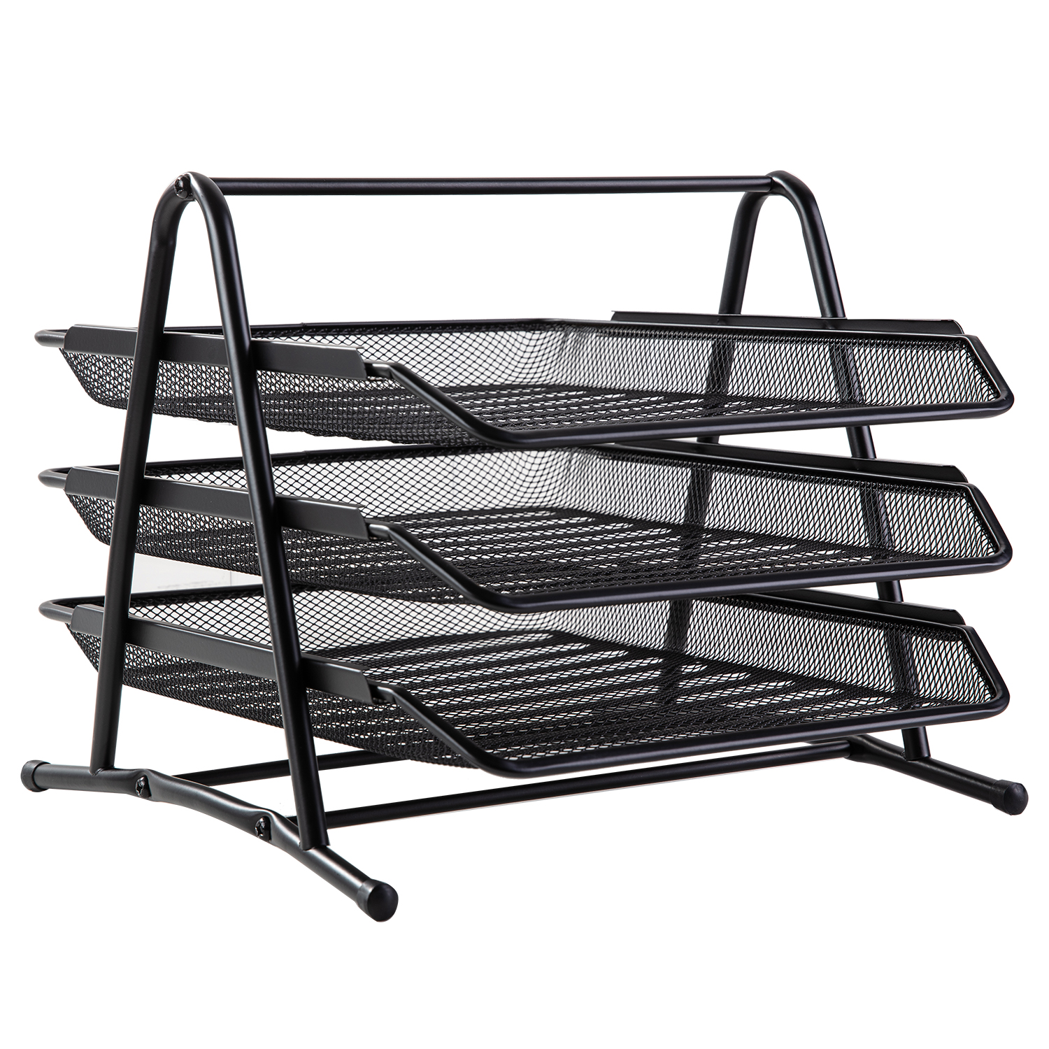 deli E9181 File Tray, 350×278×275mm, Black - Image 4