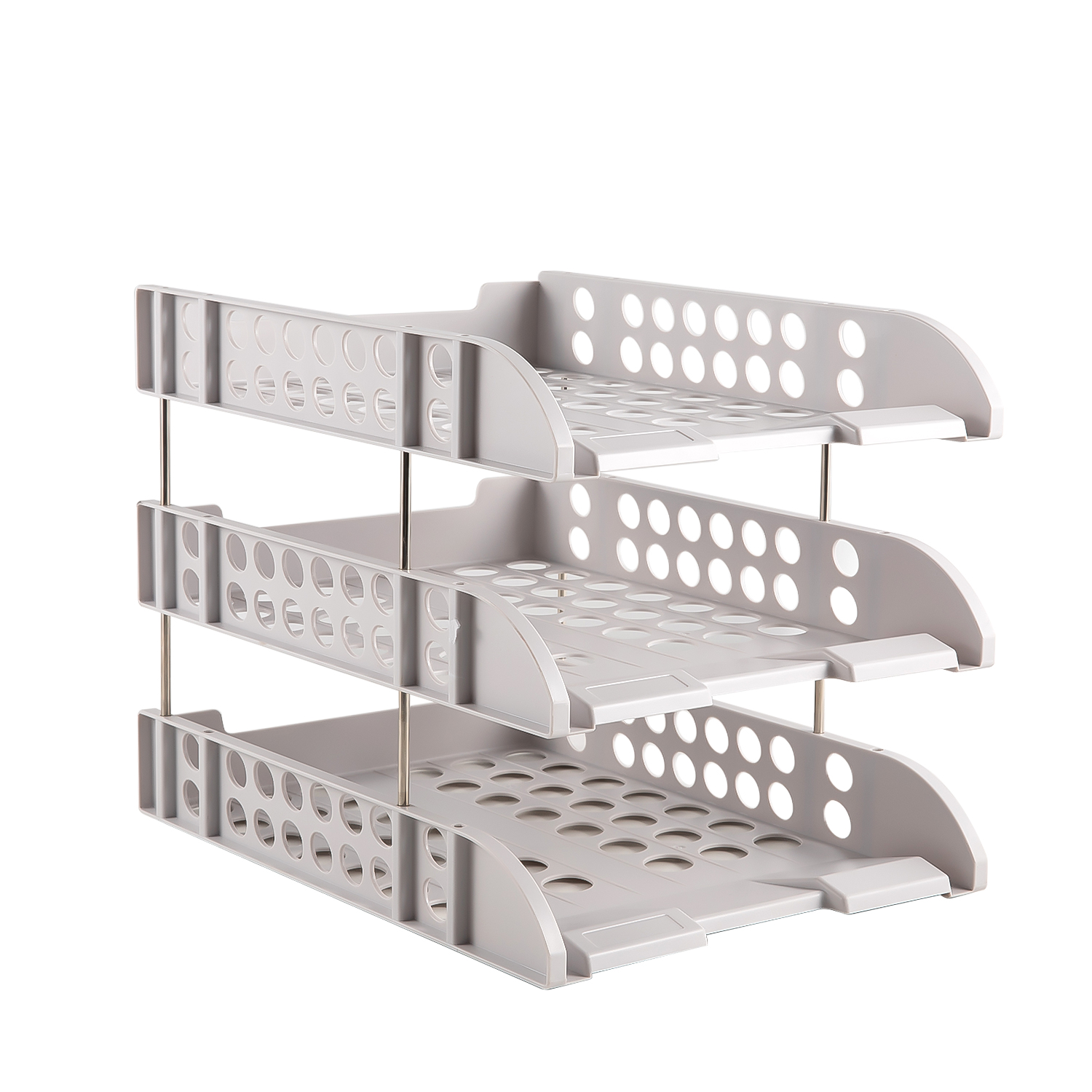 deli E9217 File Tray, 258×330×109mm, Grey - Image 4
