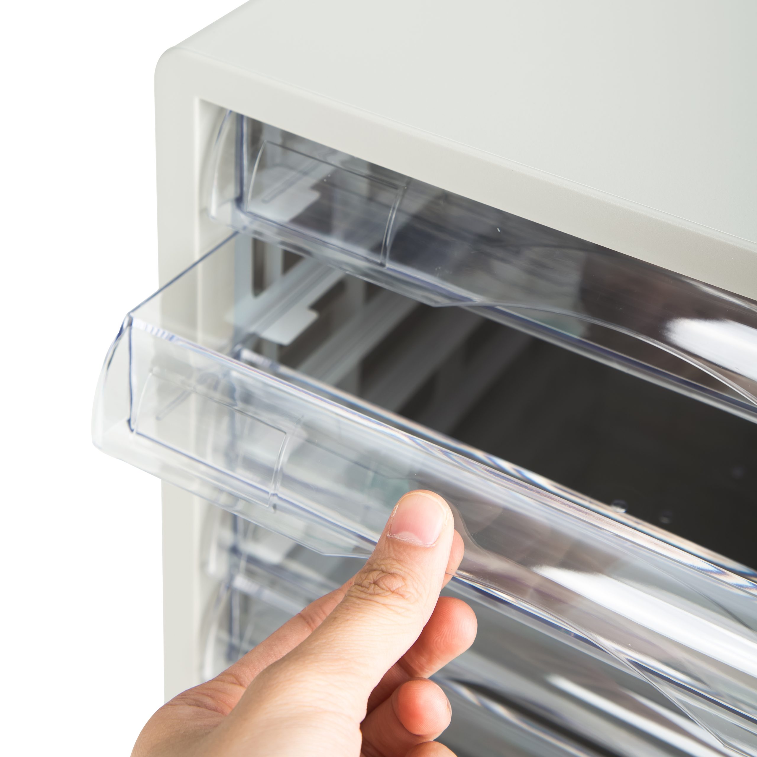 deli E9775 File Cabinet, 275×340×260mm, Grey - Image 4