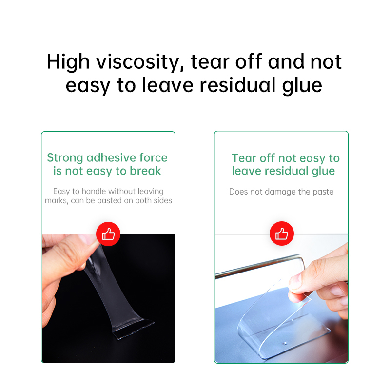 deli 33605 Mounting Tape, 1mm*30mm*1.5M, Transparent - Image 4
