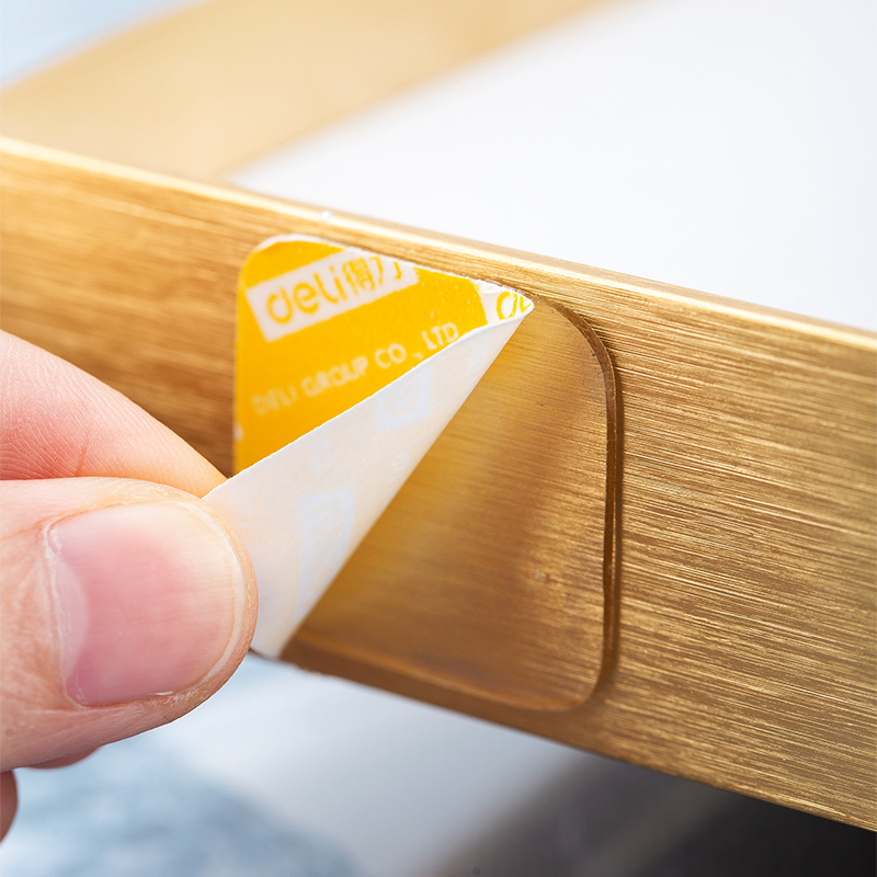 deli 33607 Mounting Tape, 28mm*28mm*1mm, Transparent - Image 4