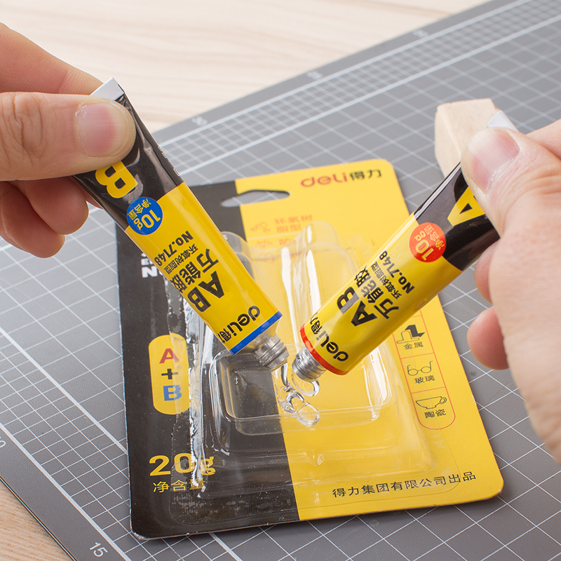 deli 7148 All-Purpose Glue, 10g/piece, Yellow - Image 4