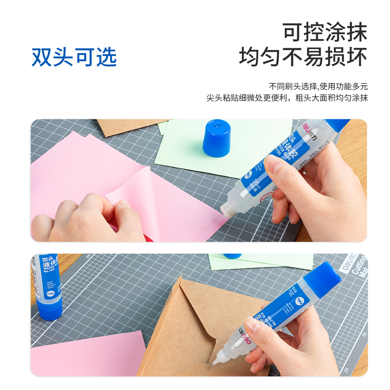 deli 7311 Liquid Glue, 35ml, Blue - Image 4