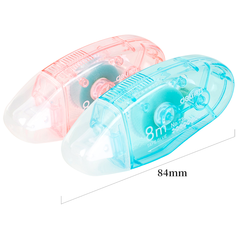 deli 7326 Adhesive Roller, 6mm*8m, Colorful - Image 4