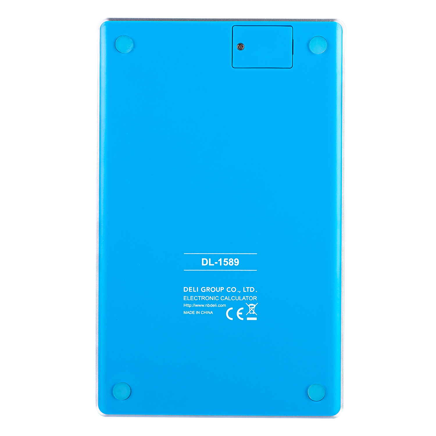deli E1589 Desktop Calculator, Plastic-12 digits, Blue - Image 4