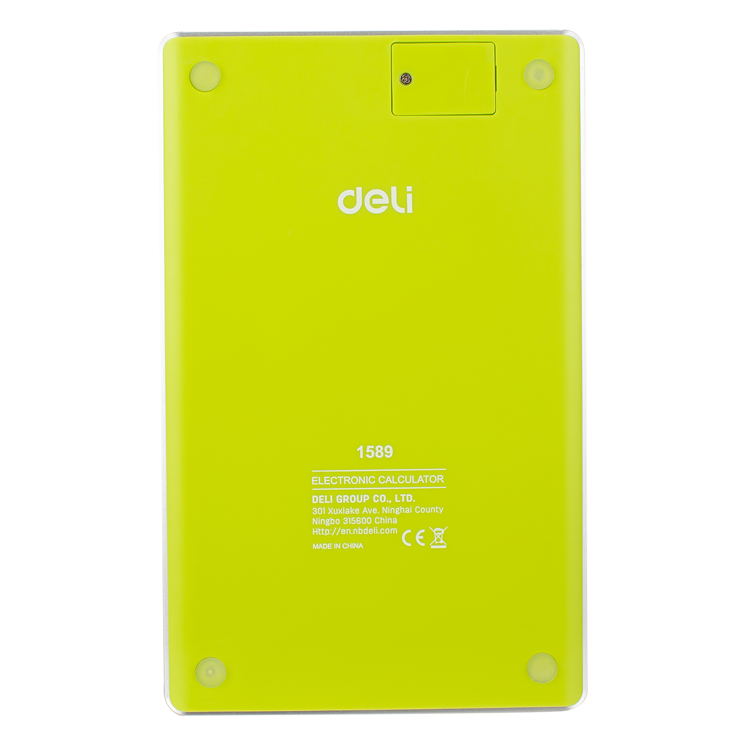 deli E1589 Desktop Calculator, Plastic-12 digits, Green - Image 4
