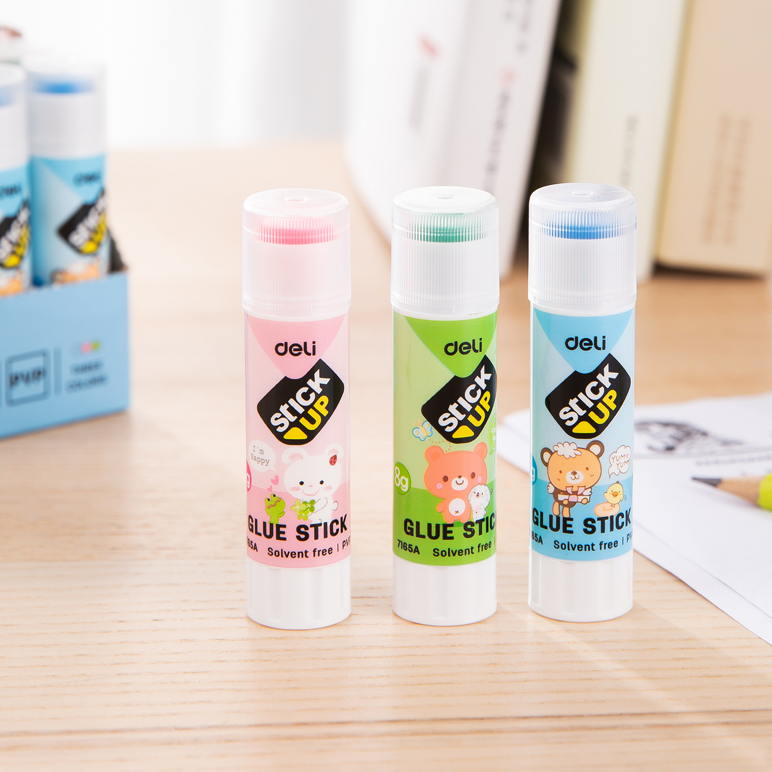 deli E7165A Glue Stick, 8g8G/PCS, Assorted Colors - Image 4
