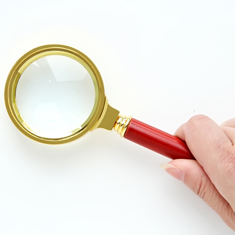 deli 9095 Magnifier, 5times,47mm, Golden - Image 4