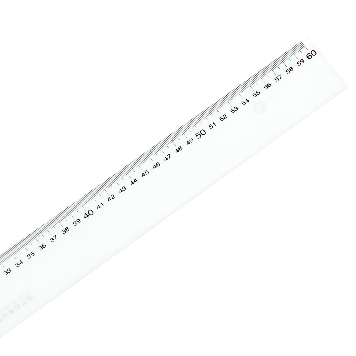 deli 8410 Technical Ruler, 60cm, Transparent - Image 4
