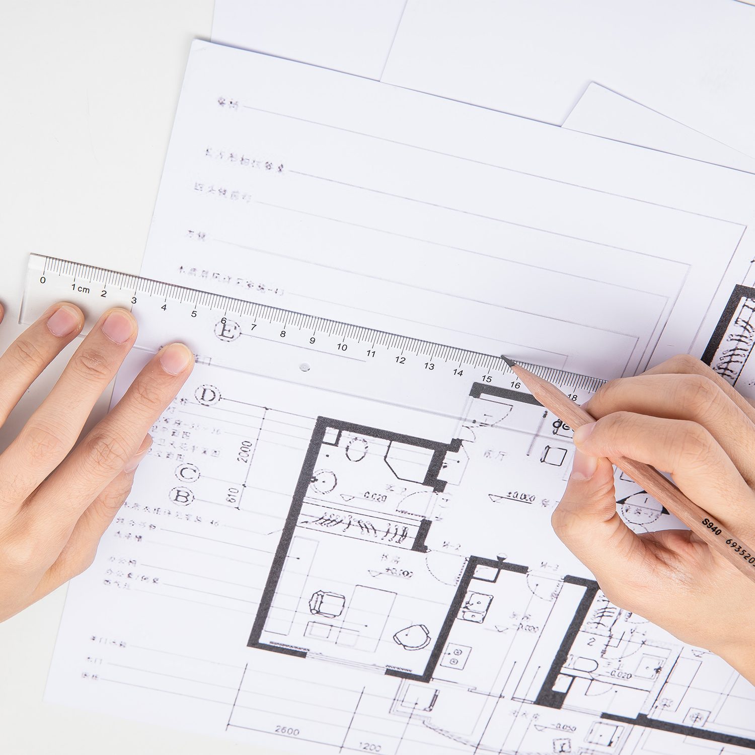 deli E6220 Ruler, 20cm, Transparent - Image 4