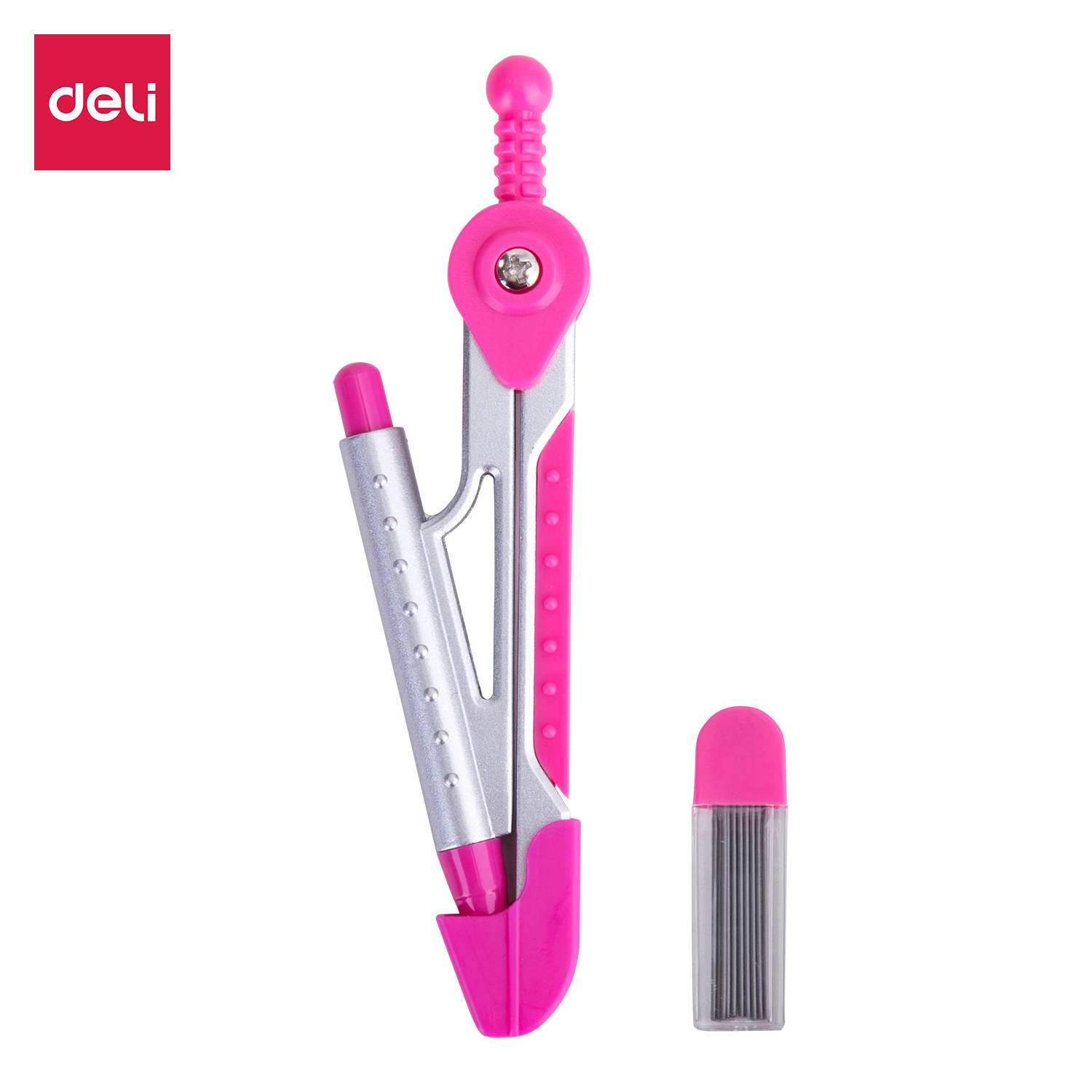 deli E8616 Compass, w/mechanical pencil, Assorted Colors - Image 4