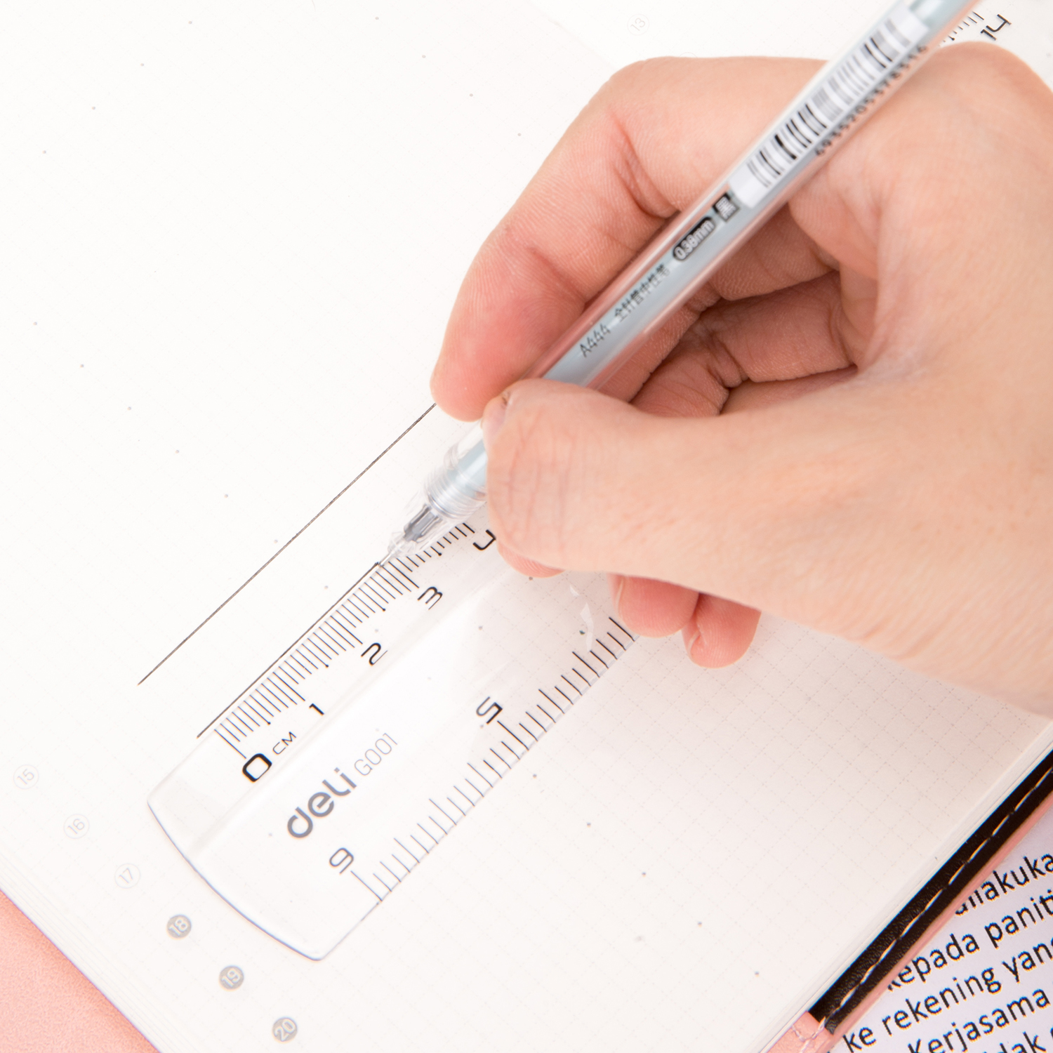 deli EG00112 Ruler, 15CM, Transparent - Image 4