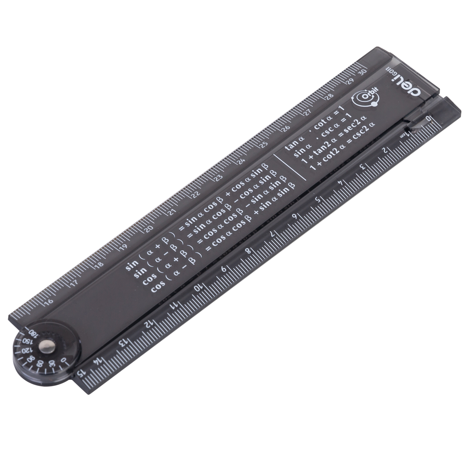 deli EG01102 Ruler, Black - Image 4