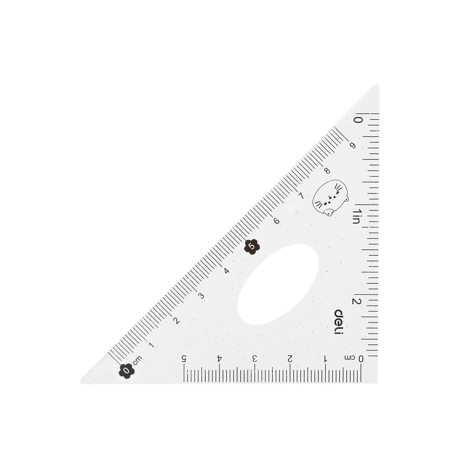 deli EH657 Ruler Set, 4 PCS set(Ruler:15cm), Assorted Colors - Image 4