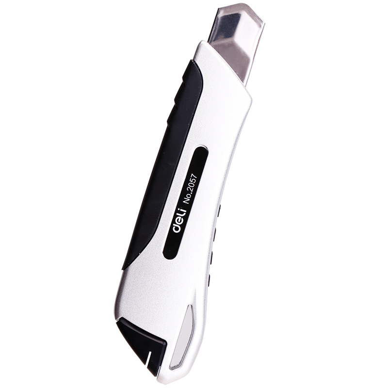 deli 2057 Cutter, 8 snap-off blades, Silver - Image 4