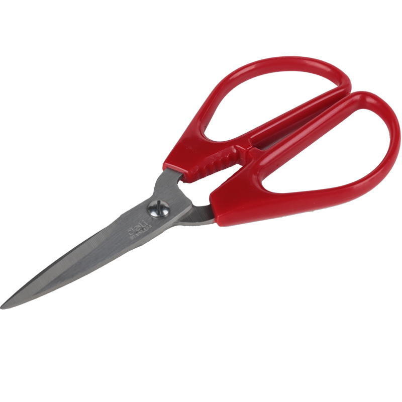 deli 6036 Scissors, 170mm, Red - Image 4