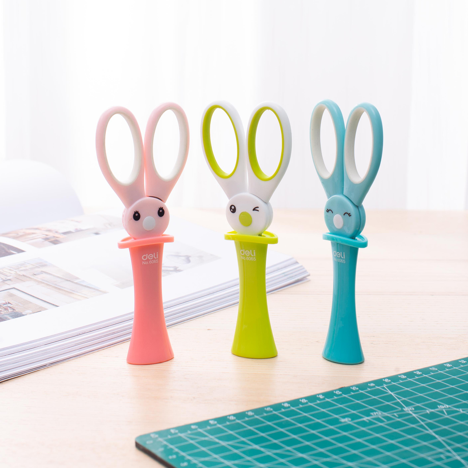 deli E6065 Scissors, 137mm, Assorted Colors - Image 4