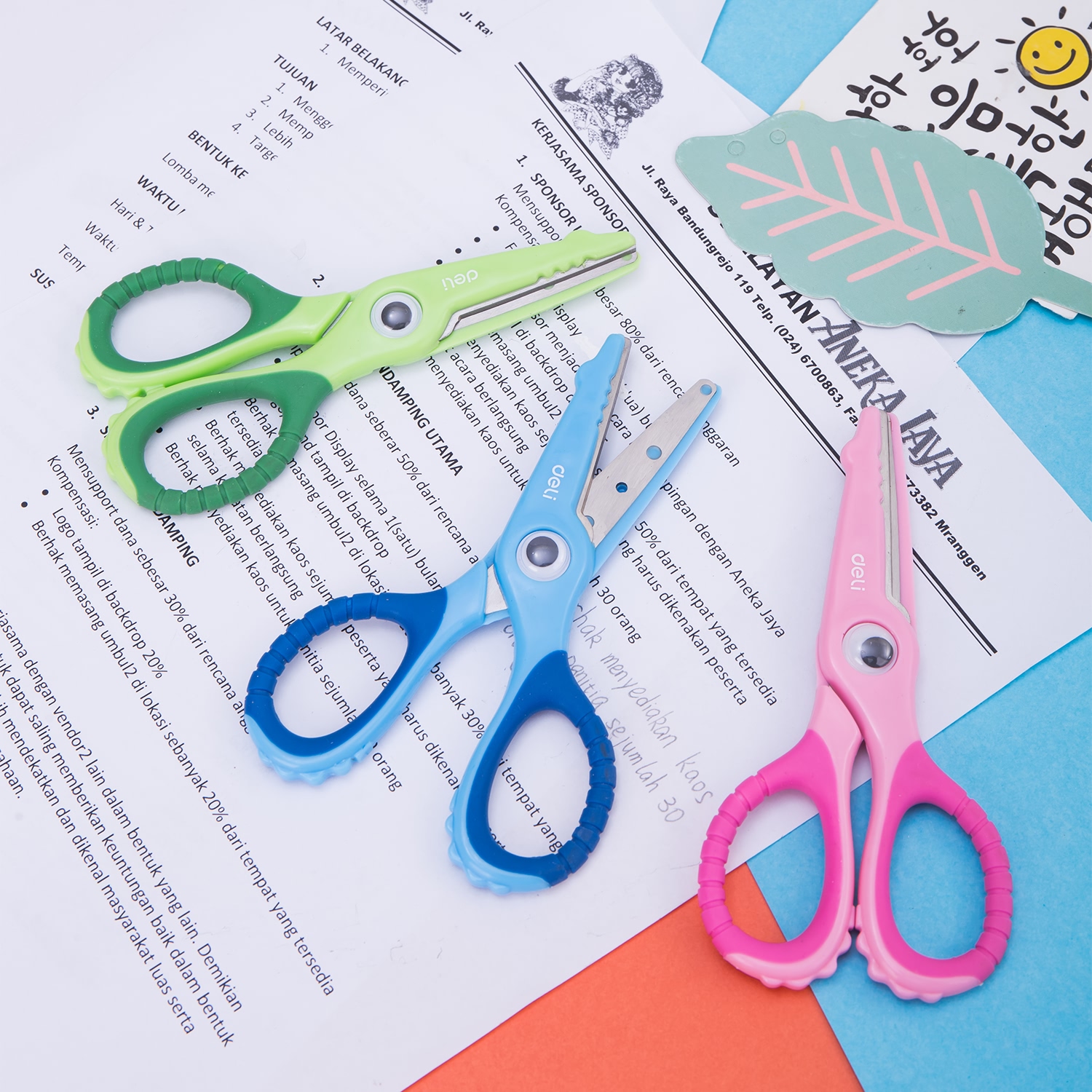 deli E6071 School Scissors, 134mm, Assorted Colors - Image 4