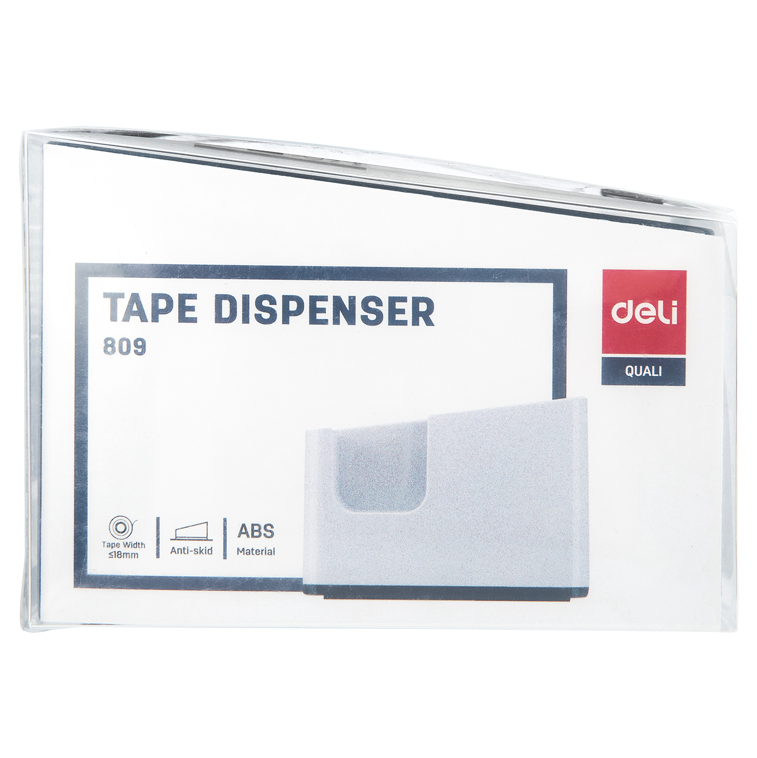 deli E809 Tape Dispenser, 124×95×87mm, Assorted Colors - Image 4