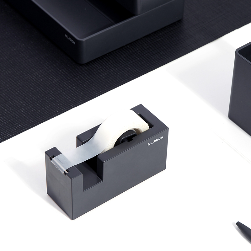 deli NS121 Nusign Tape Dispenser, 114×45×59mm, Grey - Image 4