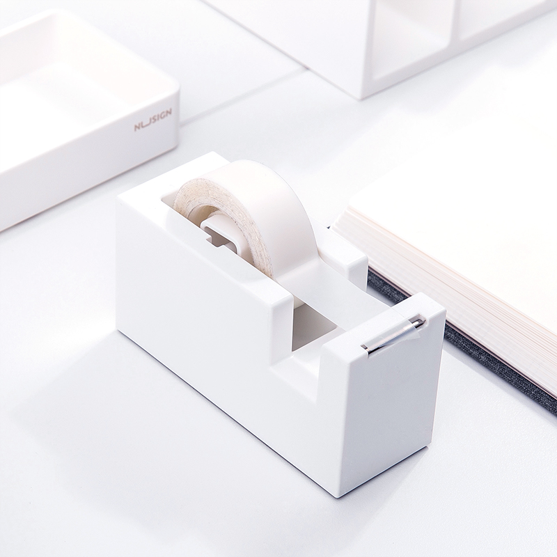 deli NS121 Nusign Tape Dispenser, 114×45×59mm, White - Image 4