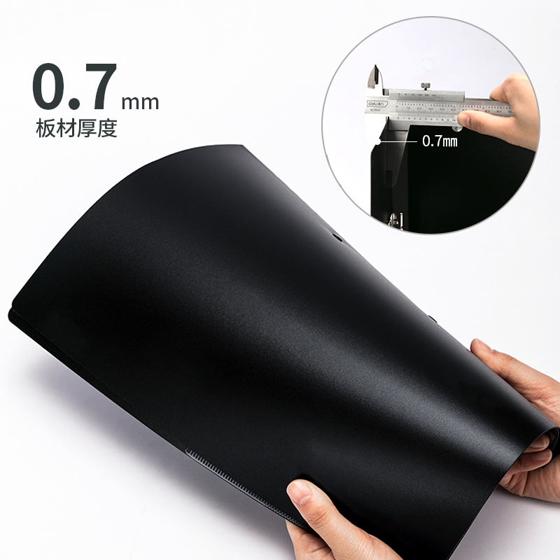 deli 5301 File Folder, A4, Black - Image 4