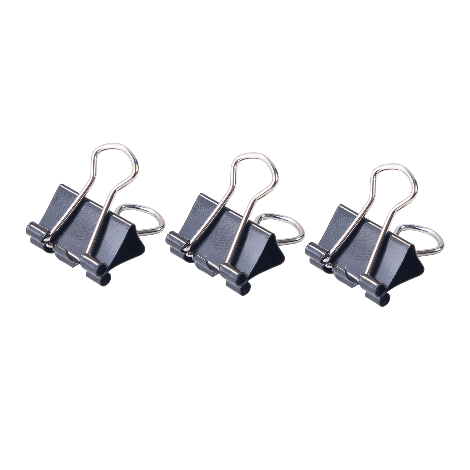 deli E38566 Effortless Binder Clip, 15mm, Black - Image 4