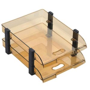 Omega 1758/2 Executive Tray, Set of 2, Smokey Brown