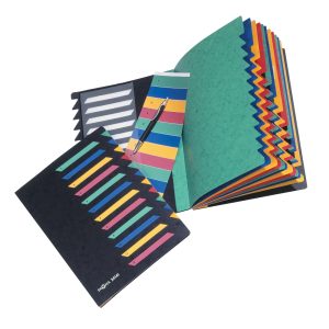 Durable P24141-04 Pagna Signature Book, 12 Pages, Black