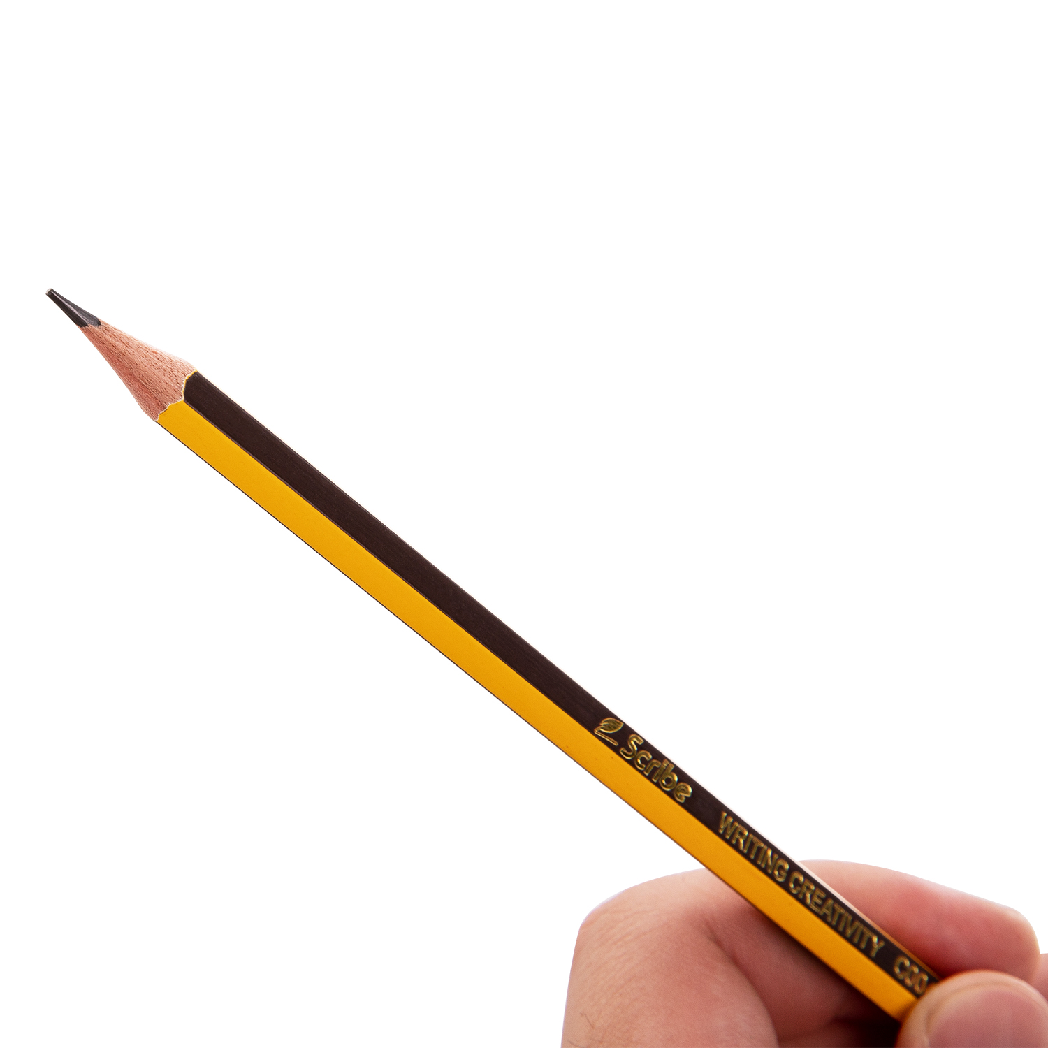 deli EC004-HB Graphite Pencil, HB, Yellow - Image 5