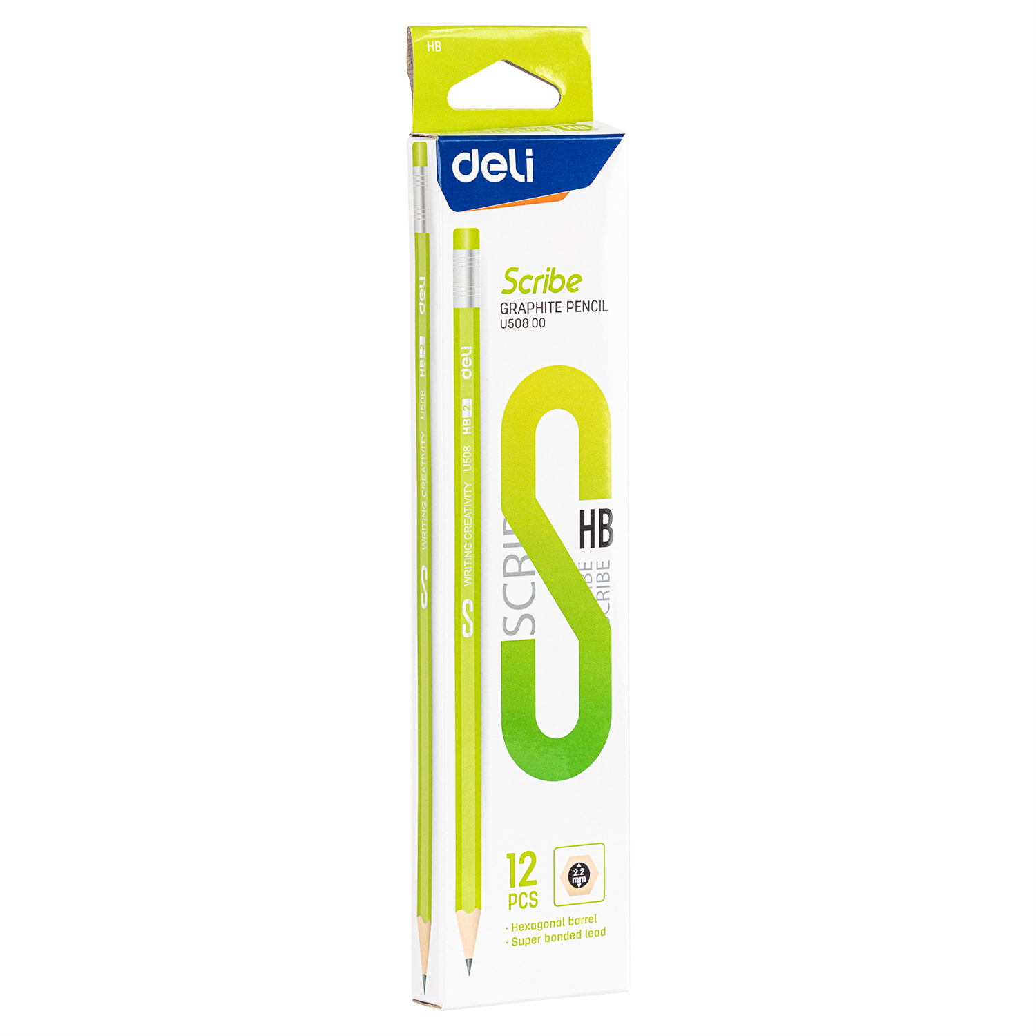 deli EU50800 Graphite Pencil, HB, Assorted Colors - Image 5