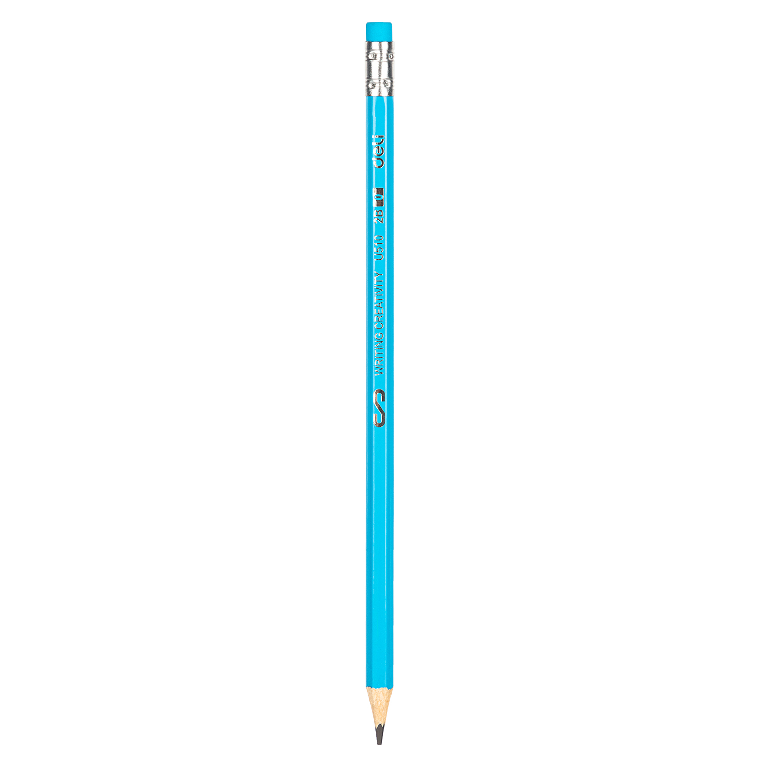 deli EU51006 Graphite Pencil, 2B, Assorted Colors - Image 5