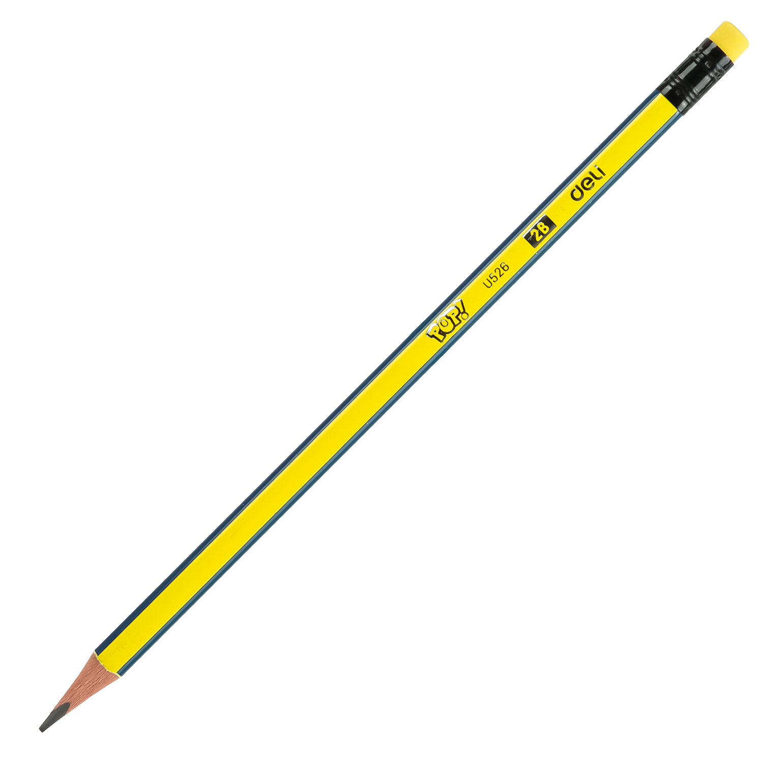deli EU52606 Graphite Pencil, 2B, Assorted Colors - Image 5