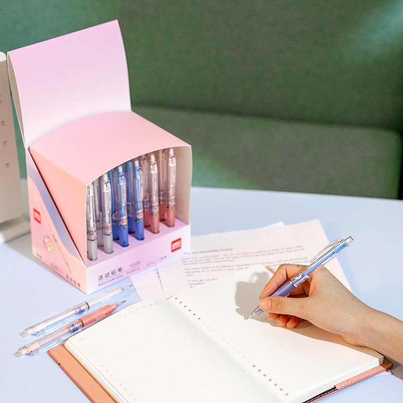 deli S326 Mechanical Pencil, 0.7mm, Assorted Colors - Image 5