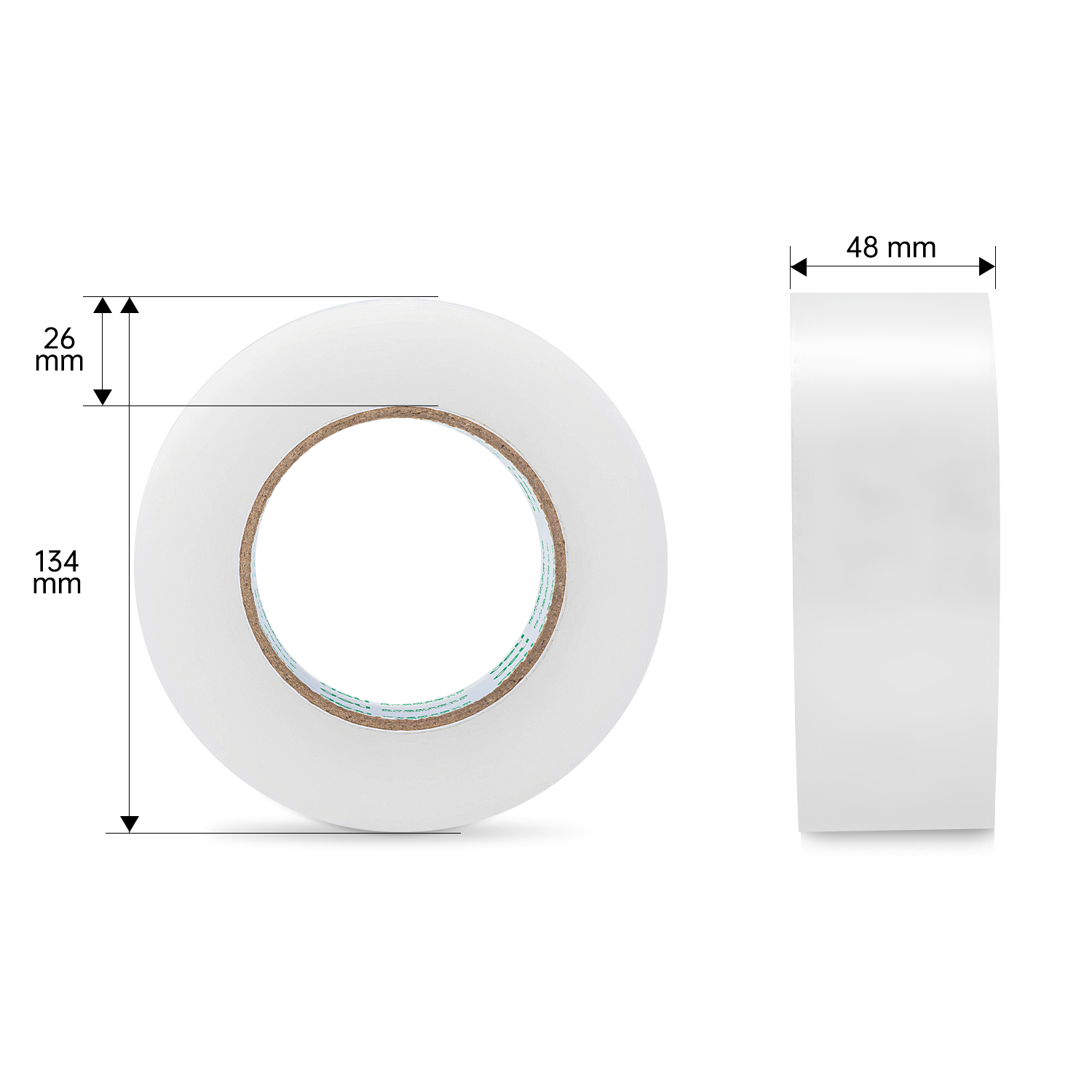 deli 30249 Packing Tape, 48mm*200y*50um, Transparent - Image 5