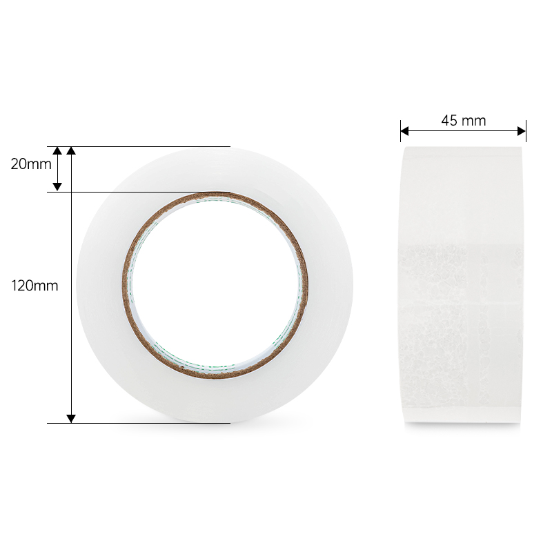 deli 30903 Packing Tape, 45mm*150y*45um6rolls/tube, Transparent - Image 5