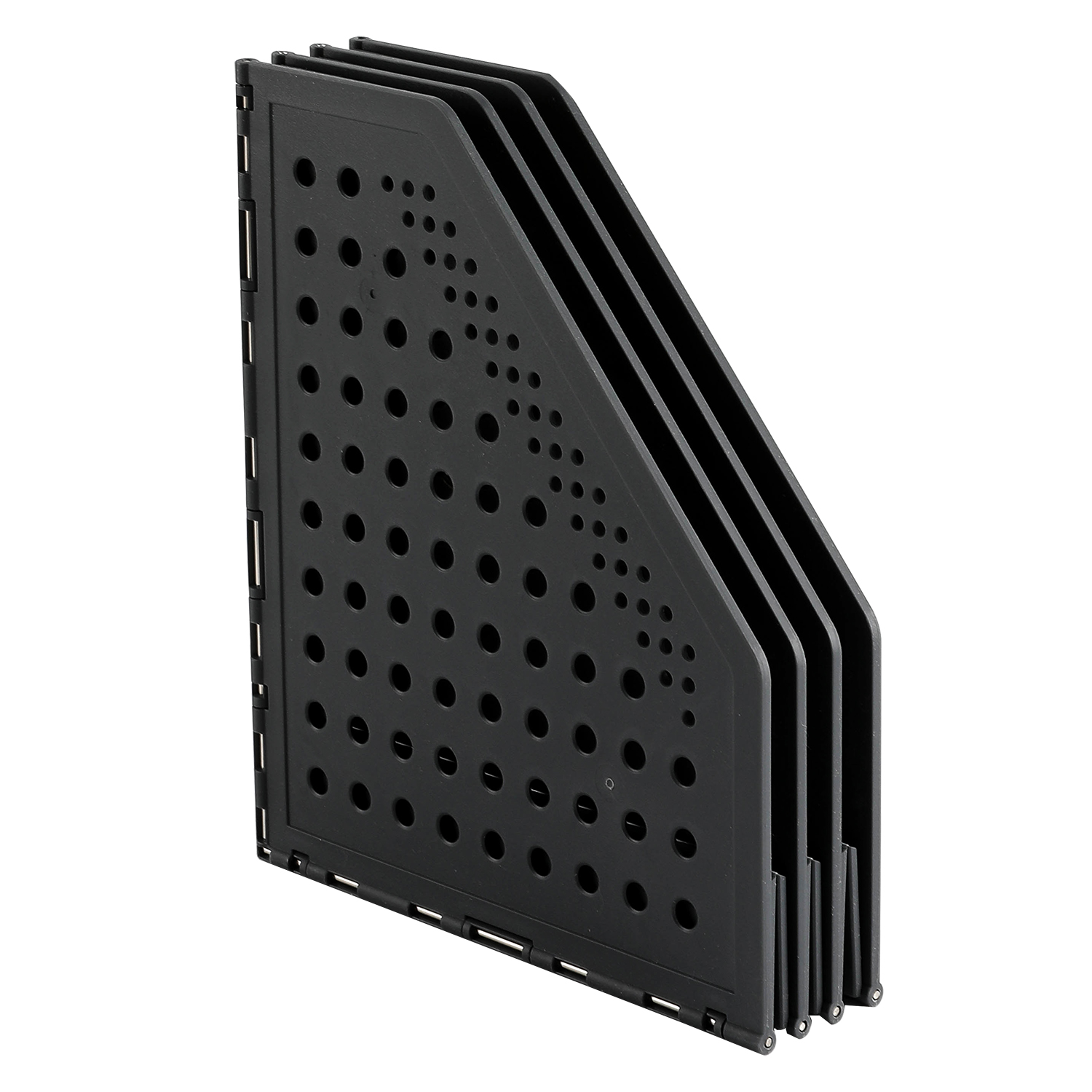 deli E79003 Magazine Holder, 200*150*180MM, Light Grey - Image 5