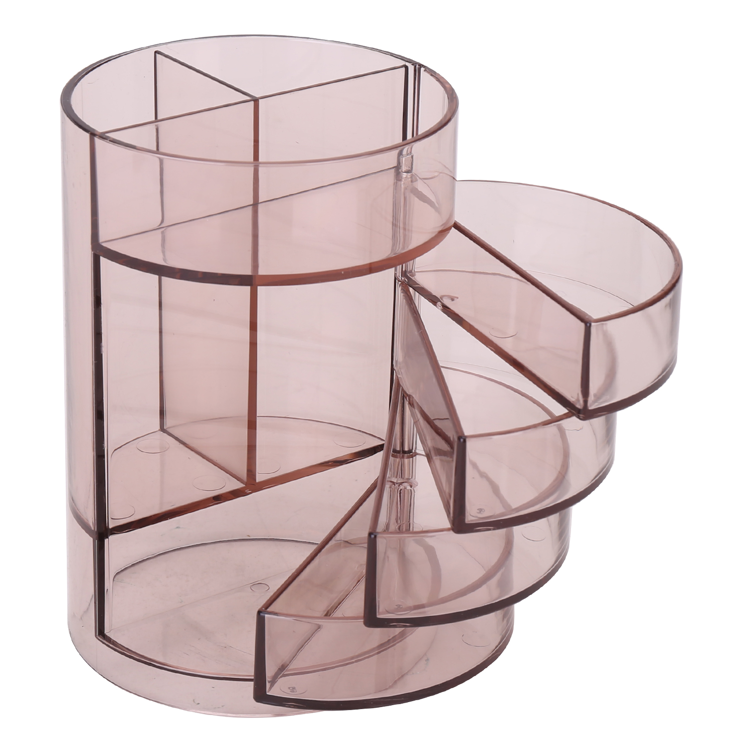 deli E906 Pen Holder, φ90×135mm, Brown - Image 5