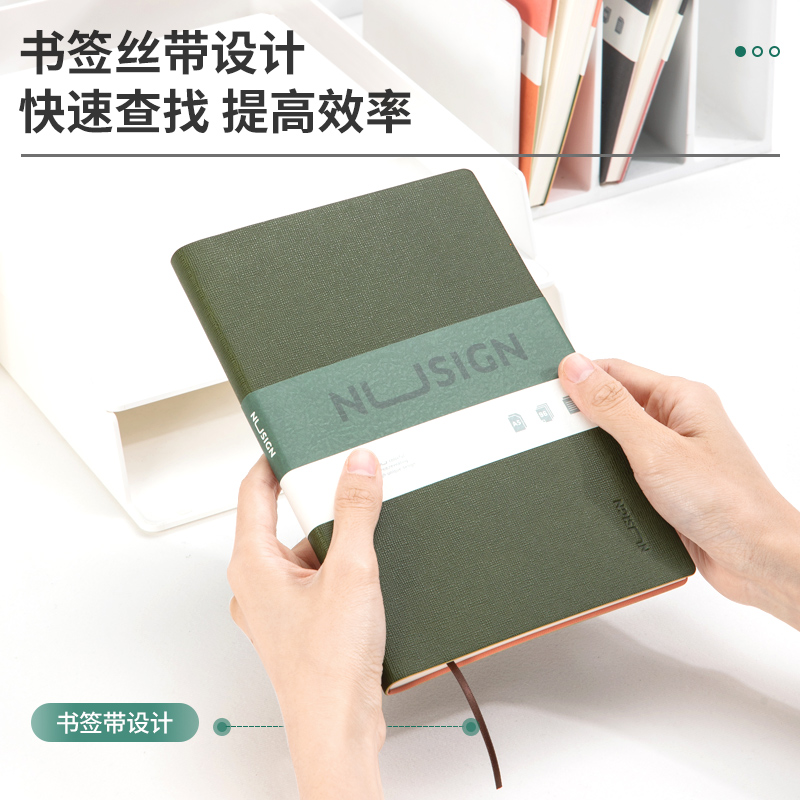 deli NS262 Nusign Notebook, A5-96sheet, Grey - Image 5