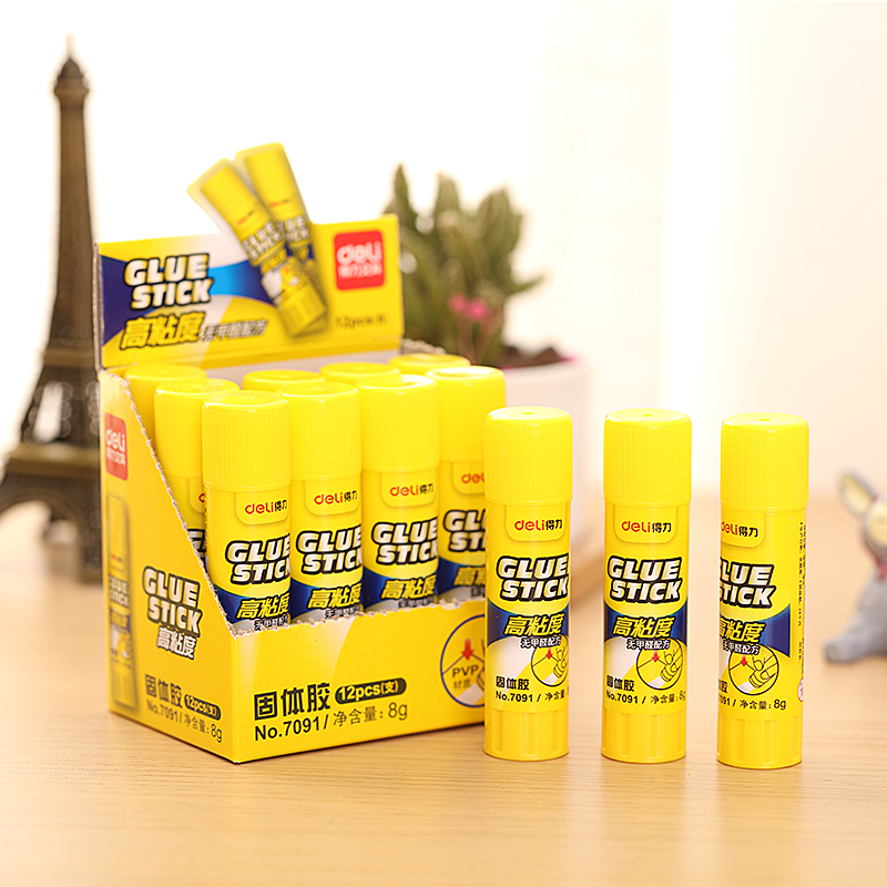 deli 7091 Glue Stick, 8g, White - Image 5