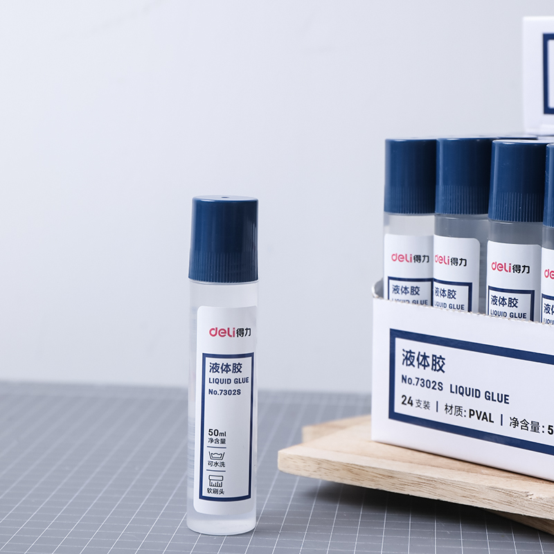 deli 7302 Liquid Glue, 50ml, Assorted Colors - Image 5