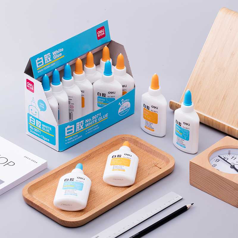 deli 9071 White Glue, 60ml, Assorted Colors - Image 5