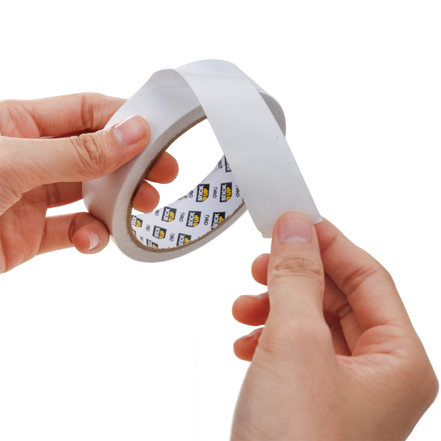 deli E30407 Double-Sided Tape, 24mm×10Y×80um(1roll/bag), White - Image 5