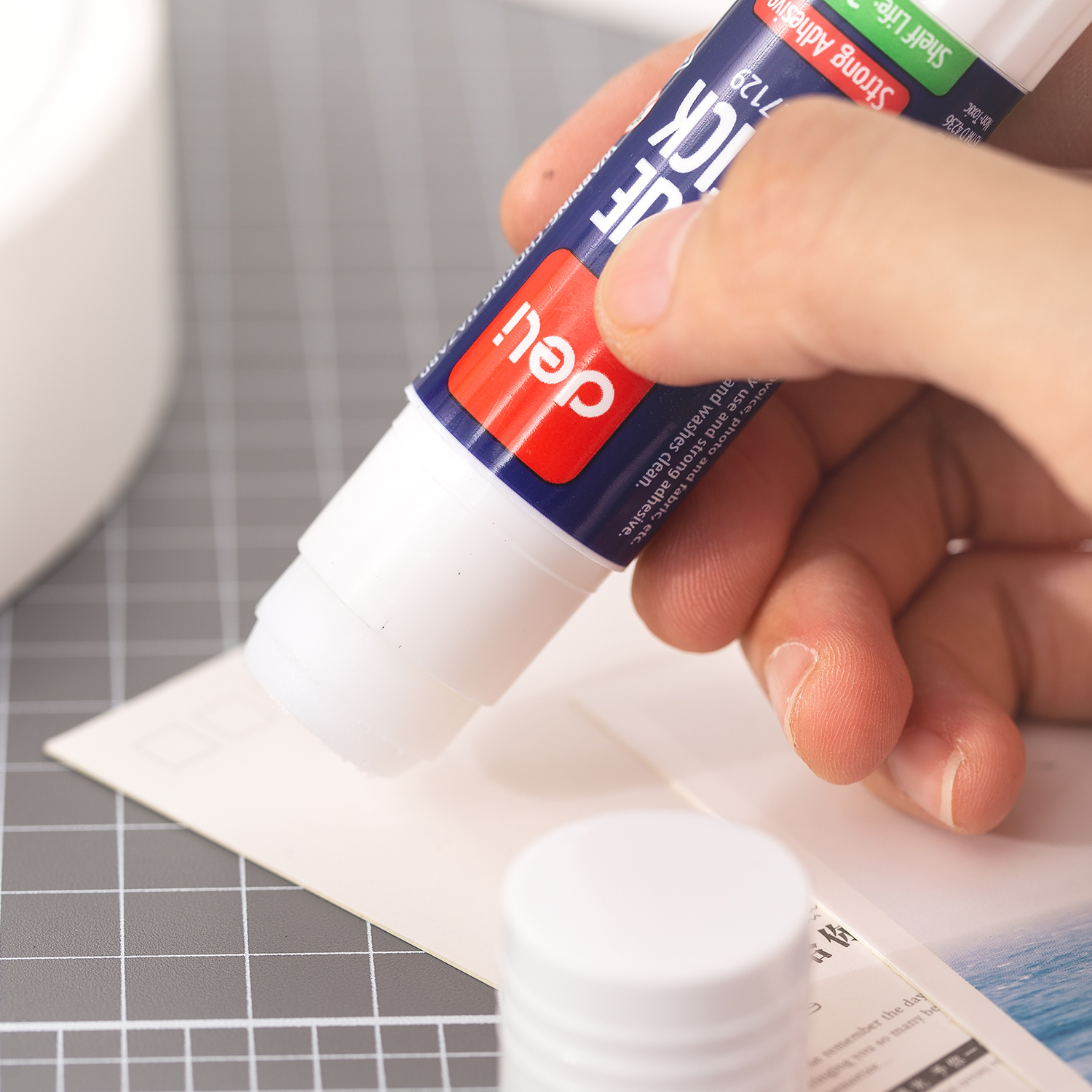 deli E7129 Glue Stick, 15g, White - Image 5